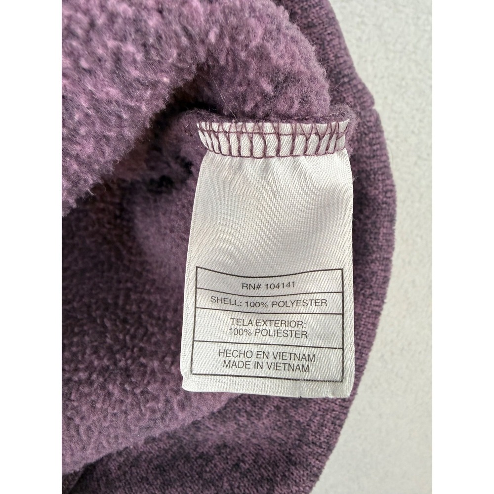 NIKE ACG Women Purple Long Sleeve Fleece Front Pocket Pullover Hoodie Medium - Picture 5 of 7